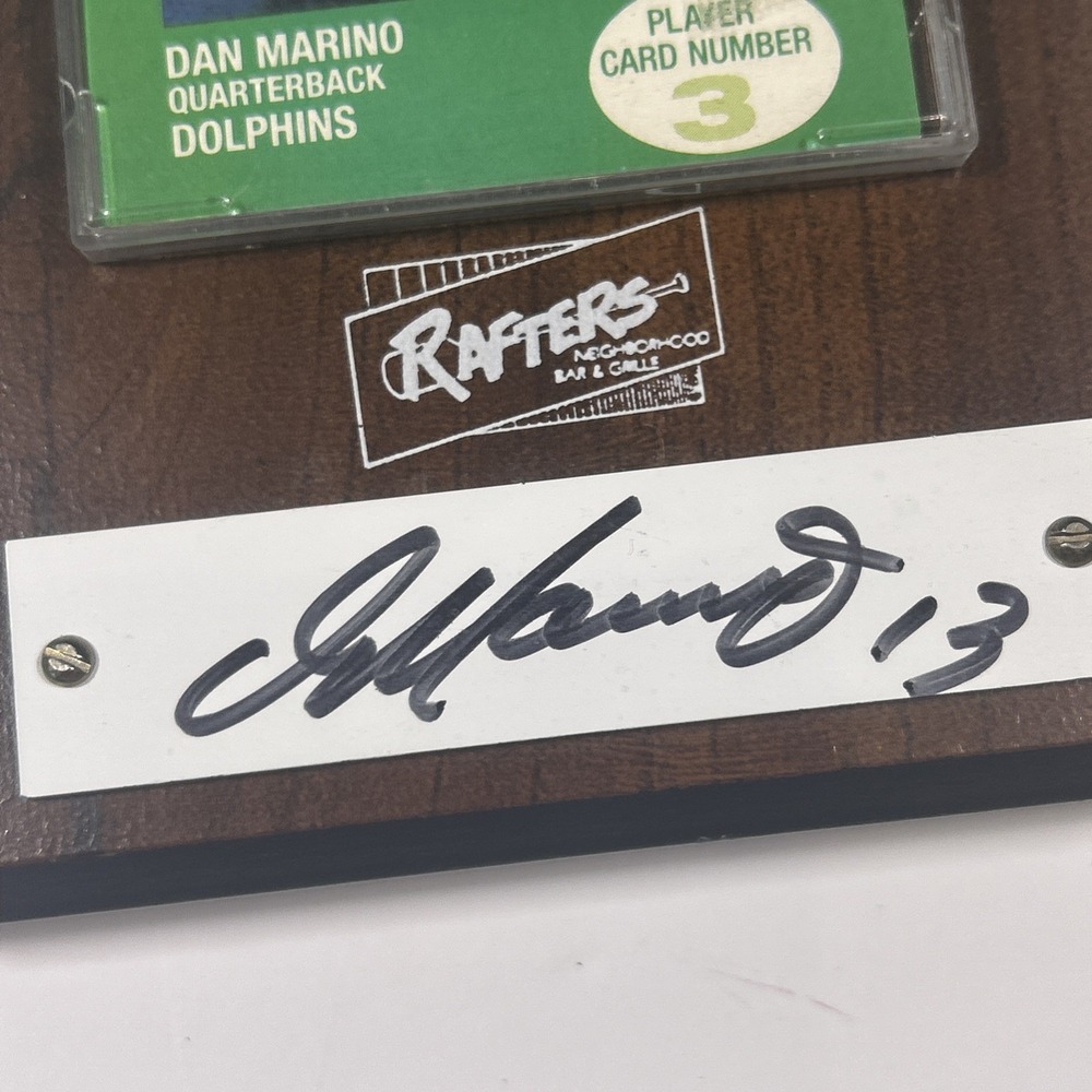 Dan Marino Authentic Signed Plaque Super Bowl XXVII - Picture 2 of 4